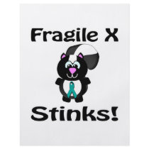 Fragile X Stinks Skunk Awareness Design Custom Flyer