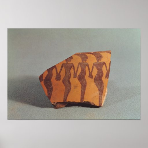 Fragment of pottery print