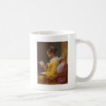 Fragonard's Young Girl Reading Mug