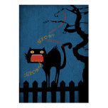 Fraidy Cat Gift Tag business cards