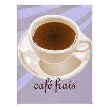 Frais de Café Cartes Postales