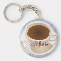 Frais de Café Porte-clés