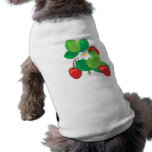 fraises juteuses réalistes t-shirt pour chien