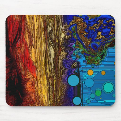 Fram - Abstract Art Mouse Pad