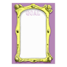 Frame Goal Card Business Card Template