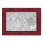 Frame Template Card - Dark Red