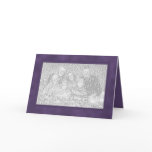 Frame Template Card - Smokey Purple