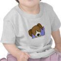 Framed Cartoon Beagle Baby T-Shirt