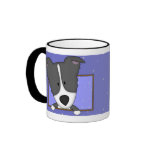 Framed Cartoon Border Collie Mug