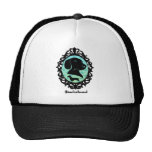 Framed Dachshund Illustration Hats