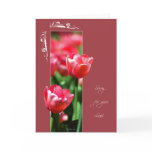Framed Flower Tulips-Loss Card