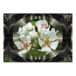 Framed Pear flowers ~ ATC card Business Cards