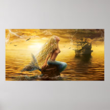 Framed Print Mermaid
