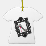 Framed Reptile Stiletto Ornament