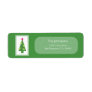 Framed Tree Holiday Address Labels (green 2)