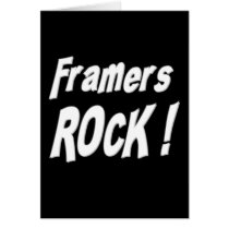 Framers Rock! Greeting Card