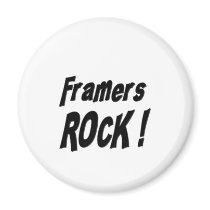 Framers Rock! Magnet