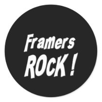 Framers Rock! Sticker