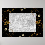 Frames For Your Photo Poster Image Black Gold