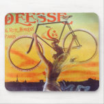 ~ français vintage de Mousepad d'art de bicyclette Tapis De Souris