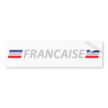 francaise icon bumper stickers