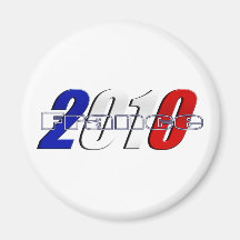 France 2010 French flag logo tees and gift ideas Refrigerator Magnets
