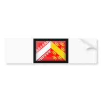 France-Alsace Flag Bumper Sticker