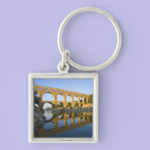 France, Avignon. The Pont du Gard Roman aqueduct keychains