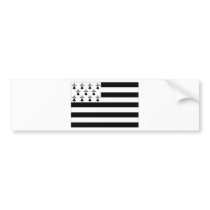 France Brittany Flag Bumper Stickers