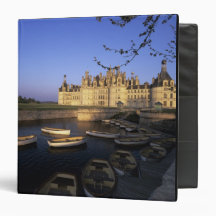 France, Centre, Loir et Cher, Chateau Chambord 3 Ring Binder