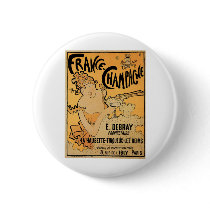 France Champagne Vintage Wine Drink Ad Art Buttons