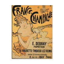 France Champagne Vintage Wine Drink Ad Art Postcards