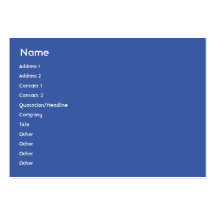 France - Chubby Business Card Templates