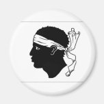 France Corsica Flag Refrigerator Magnet