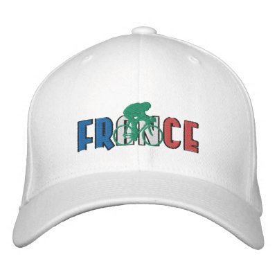 France cycling cap Green Jersey 2009 Cycling Cap Embroidered Hats by Funkart