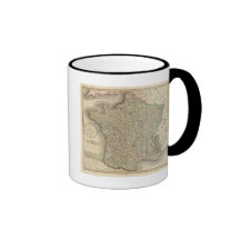 France Department Boundaries Coffee Mugs