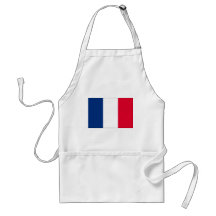 France flag apron