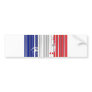 FRANCE FLAG BUMPER STICKERS