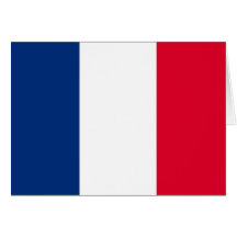 France flag greeting cards