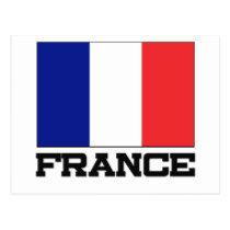 France Flag postcards