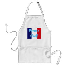 France French flag Chef apron