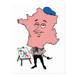 France French Vintage Travel Souvenir Caricature Postcards