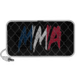 France MMA black doodle speaker
