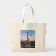 France Paris Eiffel Tower (by St.K) Canvas Bags
