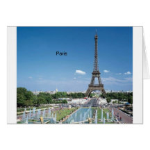 France Paris Eiffel Tower (by St.K) Cards
