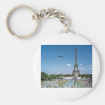 France Paris Eiffel Tower (by St.K) Keychain