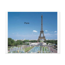 France Paris Eiffel Tower (by St.K) Postcards