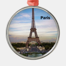 France Paris Eiffel  tower (new) (St.K) Christmas Ornament