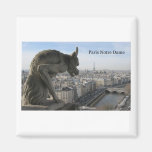 France Paris Notre Dame (by St.K) Refrigerator Magnet