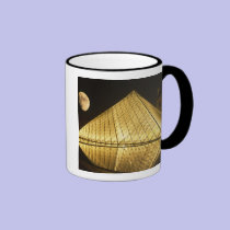 France, Paris, The Louvre Museum, Nighttime mugs